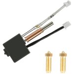 Kit de t�te d'impression pour imprimante 3d anycubic kobra 3, bloc chauffant assembl�, avec 2 buses en ...