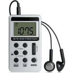 Jalleria - mini radio st�r�o portable, radio de poche rechargeable dsp am fm r�cepteur radio st�r�o 2 ...