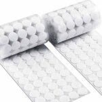 Scratch autocollant rond, cercles avec crochets et boucles auto - adhsifs 500 paires monnaies arrire ...