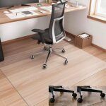 Tapis de protection de sol pour chaise de bureau transparent 1, 5 mm tapis de sol pour chaise de bureau ...