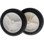 Lot de 2 roues pour tondeuse  gazon diamtre 150mm alsage 12. 7mm