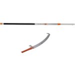 Jardiaffaires - ensemble bahco perche t�lescopique 5 m�tres et scie arboricole 386 - 6t