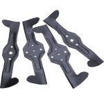 Jeu de 4 lames pour autoporte coupe 92cm ayp lectrolux jection arrire