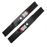 Jeu de lames soufflantes coupe 107cm pour mtd et toro remplace 742 - 0677b