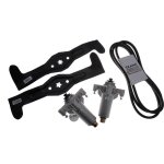 Kit rparation tondeuse autoporte ayp 92cm avec lames, courroies et paliers