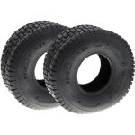 Jardiaffaires - paire de pneus 4 plis dimensions 15x600 - 6 pour tondeuse autoport�e