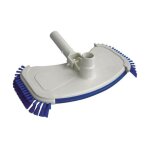 Jardiboutique - tte de balai piscine avec brosse couleur bleu.