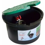 Jardibric - bouche d'arrosage avec vanne boisseau sph�rique zinc �21 cm ? hauteur 13 cm ? coffret en ...