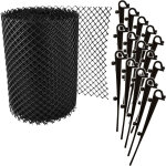 Jardibric - grillage protection goutti�re 6 m x 0, 16 m avec fixations ? anti - feuilles en polypropyl�ne ...