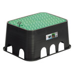 Jardibric - regard rectangulaire jumbo de 650 x 530 x 300mm 1 � 6 vannes