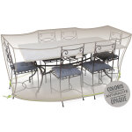 Housse cover'air jardiline pour table + chaises 6 - 8 p - 240 x 130 x h. 70 cm Housse cover'air jardiline pour table + chaises 6 - 8 p - 240 x 130 x h. 70 cm