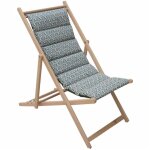 Jardin prive - chilienne matelassée norvege avocat - tissu traité déperlant Jardin prive - chilienne matelassée norvege avocat - tissu traité déperlant