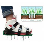 Jardin pelouse a�rateur chaussures sandale a�ration de spike paire de grass vert outil � pointes lache ...
