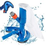 Jardin piscine mini aspirateur de piscine � jet avec embout de nettoyage rapide, nettoyeur de piscine ...