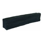 Bordure de jardin schiste - 50 x 8 x 10 cm - gris