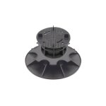 Plot terrasse dalle rglable 11 - 14 cm - noir