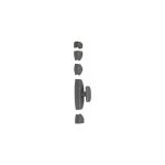 Jardinier massard - cr�mone � bouton pour porte coch�re - type moderne