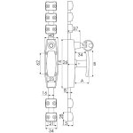 Jardinier massard - cr�mone classique ry 50 peint appr�t bouton � cl� j041761