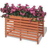 Jardini�re classique - bac � fleurs balconni�re � fleurs 100 x 50 x 71 cm bois vidaxl