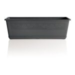 Jardini�re 'balconella' en plastique - gris anthracite - l 60 x l 17, 5 x h 15 cm - livraison gratuite ...