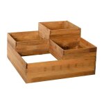 Jardinire en bois imprgn
