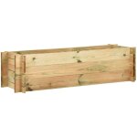 Jardini�re sur�lev�e de l�gumes bois de pin impr�gn� 120 cm