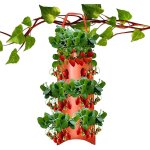 Jardini�re � suspendre pour tomates sacs de culture de fraises � l'envers, pots d'accessoires pour planter ...
