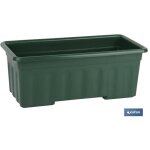 Jardini�re verte mod�le azahar plusieurs dimensions fabriqu�e en polypropyl�ne