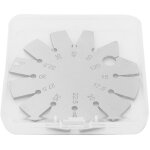 Jauge d'angle biseaut, rapporteur  bords obliques en acier inoxydable pour lame de couteau mesurant ...