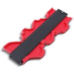 Forehill - jauge de contour irrgulire rgle radian jauge de contour 25cm rouge