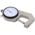 Jauge d'paisseur, corps en aluminium avec chelle claire, petit testeur d'paisseur de tissu (tte pointue ...