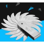 Jauge de filet de rayon en acier inoxydable, outil de mesure convexe concave interne externe (r25 - 50mm) ...