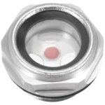 Jauge de niveau de liquide d'huile en verre de vis�e 1 / 2pt raccords de compresseur d'air en alliage ...