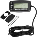Jauge r�tro�clair�e lcd, tachym�tre inductif r�initialisable, compteur horaire pour moteurs 2 / 4 temps. ...