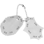 Jauge de soudure, soudure d'angle, joint en t, profondeur de gorge, longueur de jambe, rgle de jauge ...