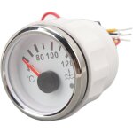 Jauge de temp�rature de l'eau avec pointeur, jauge de temp�rature de l'eau 52 mm, robuste et fiable, ...