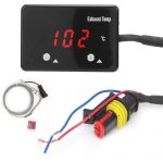 Jauge de température des gaz d'échappement de voiture mètre led rouge affichage numérique universel pour ... Jauge de température des gaz d'échappement de voiture mètre led rouge affichage numérique universel pour ...