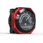 Jauge de thermom�tre de guidon de moto, jauge de temp�rature en alliage lumineux �tanche compatible avec ...