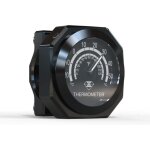 Jauge de thermom�tre de guidon de moto, jauge de temp�rature en alliage lumineux �tanche, compatible ...