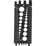 Jauge de vis de boulon d'�crou multi - fonctionnelle en pouces m�trique identification rapide v�rificateur ...