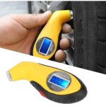(jaune + noir) manom�tre des pneus manom�tre de pression des pneus de voiture de haute pr�cision, �cran ...