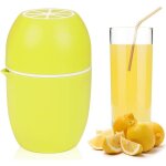 Jaune presse agrume manuel presse citron, forme de citron presse fruit manuel � double usage, pressoir ...