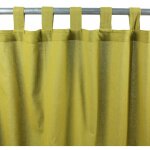 Jazz - rideau 100% coton  pattes vert mousse 150x250