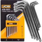 Jcb torx set de 7 cl�s acier chromo - vanadium