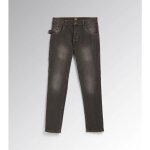 Diadora - jean de travail lastique stone - gris fonc m - fr (40 / 42) - us (30)