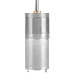 Jeffergarden 1 pi�ces 25mm dc 12v 25ga - 370 moteur � engrenages en m�tal basse vitesse pour serrure ...