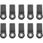 Jeffergarden lot de 10 lames de scie oscillantes 34 mm, profondeur de coupe 40 mm lame multi - outils ...