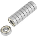 Jeffergarden 10 pi�ces 6000zz m�tal scell� roulement � billes en acier � gorge profonde 10x26x8mm