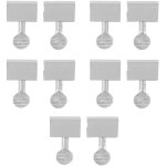Jeffergarden lot de 10 verrous de scurit pour fentres coulissantes, butes de porte, sans perage, ...
