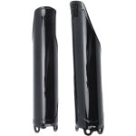 Jeffergarden lot de 2 caches de fourche avant noirs brillants pour crf250r, crf250x, crf450r, cr125, ...